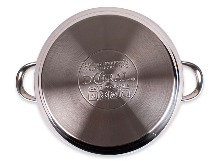 BATERIA COCINA MALAGA INOX 8P ACERO - 4