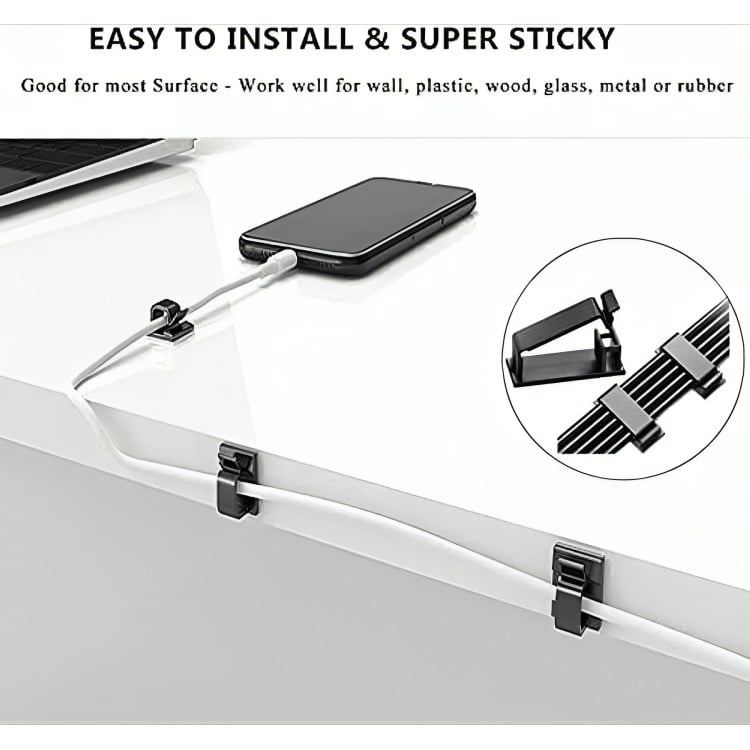 KIT ORGANIZADOR DE GESTIÓN DE CABLES DE 173 PIEZAS - 1