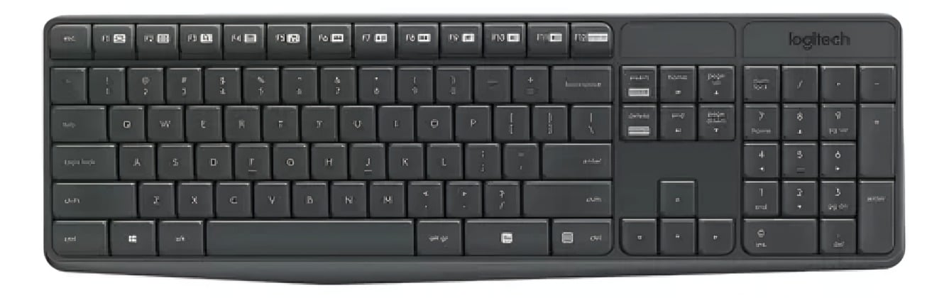 KIT TECLADO + MOUSE UNIVERSAL LOGITECH INALAM MK235 NEG 920-007901 - 2
