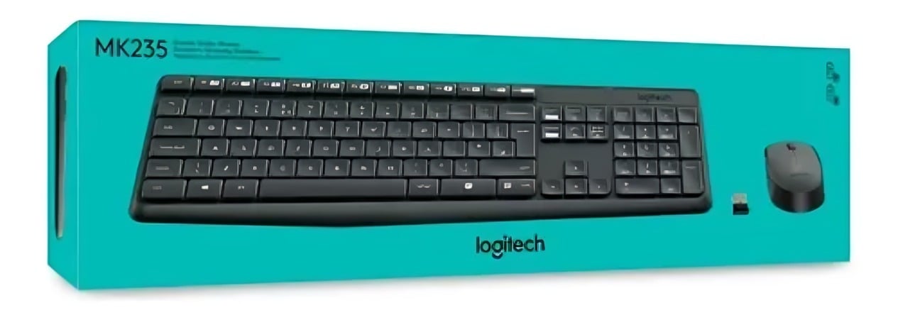 KIT TECLADO + MOUSE UNIVERSAL LOGITECH INALAM MK235 NEG 920-007901 - 3