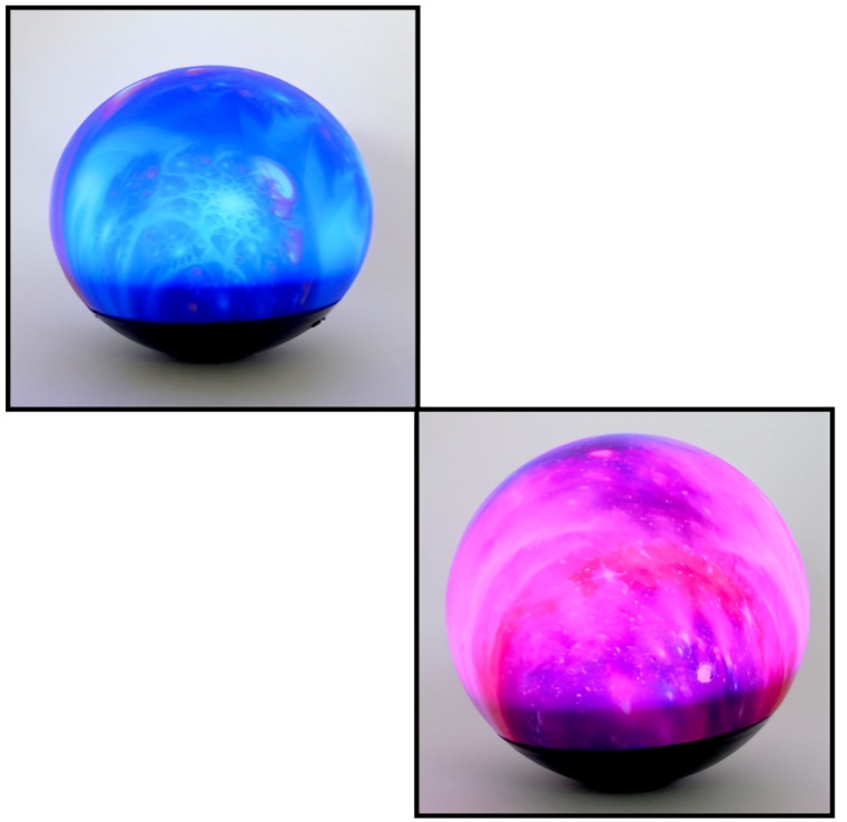 PARLANTE RECARGABLE MOD.PLANETA USB CON LED - 2