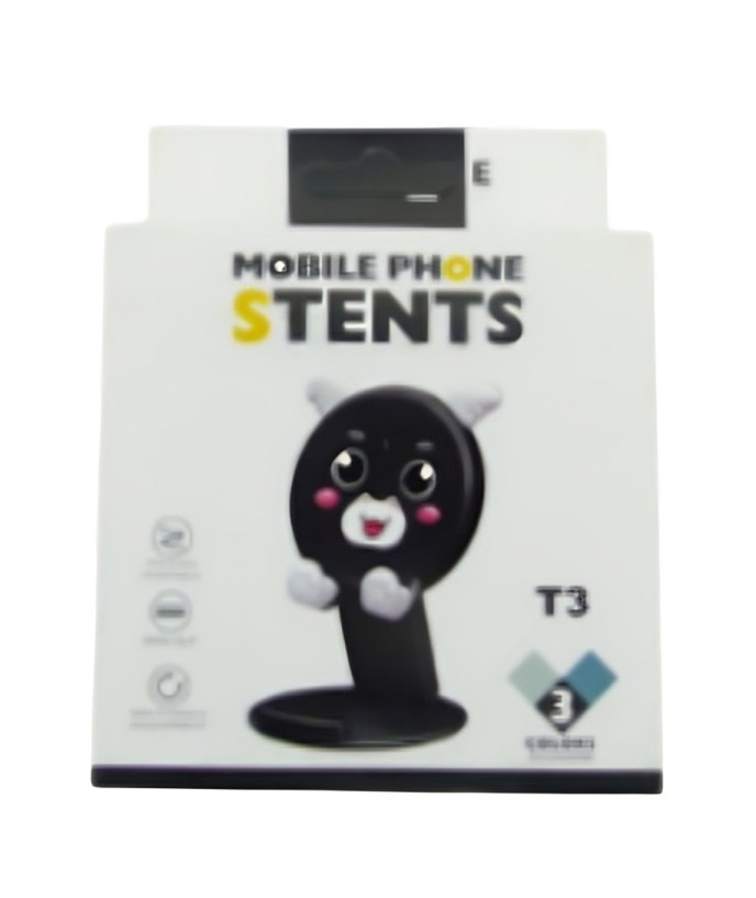 PORTA SMARTPHONE FIGURAS ANIMALES GATO PARA SOBREMESA PARA NIÑOS - 2