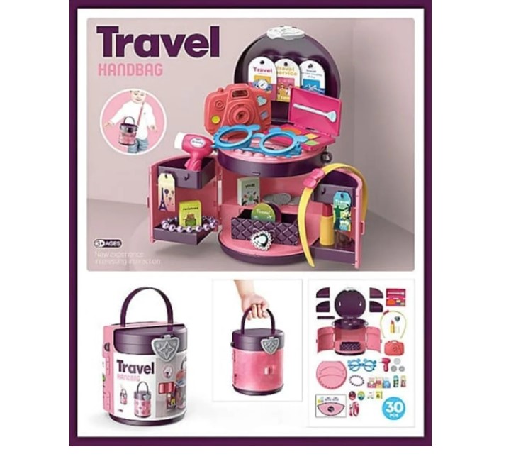 MINI MALETA BAG TOCADOR TRAVEL VIAJERO 25 PIEZAS JUGUETE NIÑAS - 2