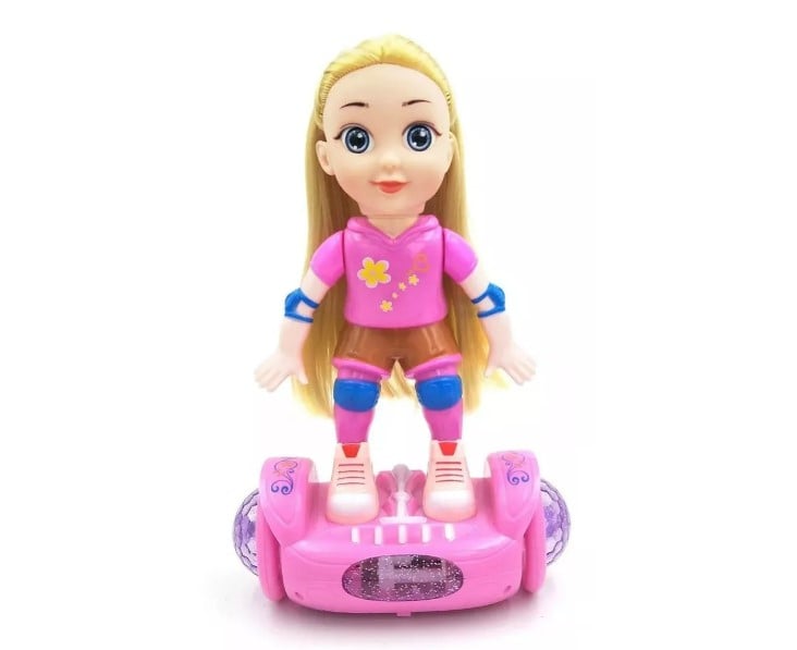 MUÑECA EN AERO PATINETA DE EQUILIBRIO JUGUETE PARA NIÑAS - 1
