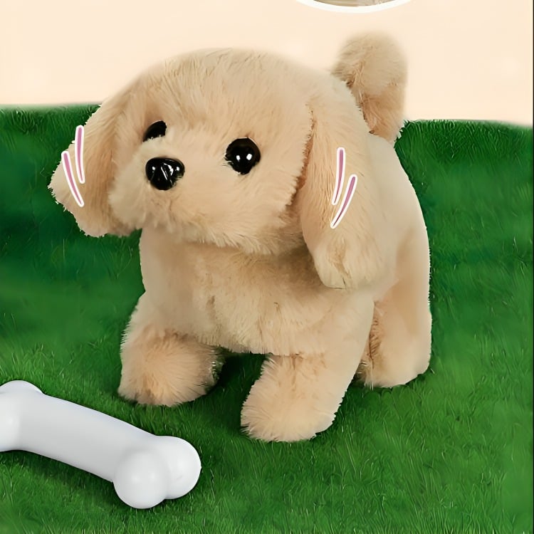 PERRITO BEIGE CON ACCESORIO - 1