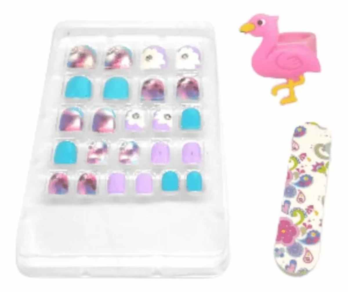 JUGUETE MANICURE DELUXE NAILS KIT MEDIANO - 2