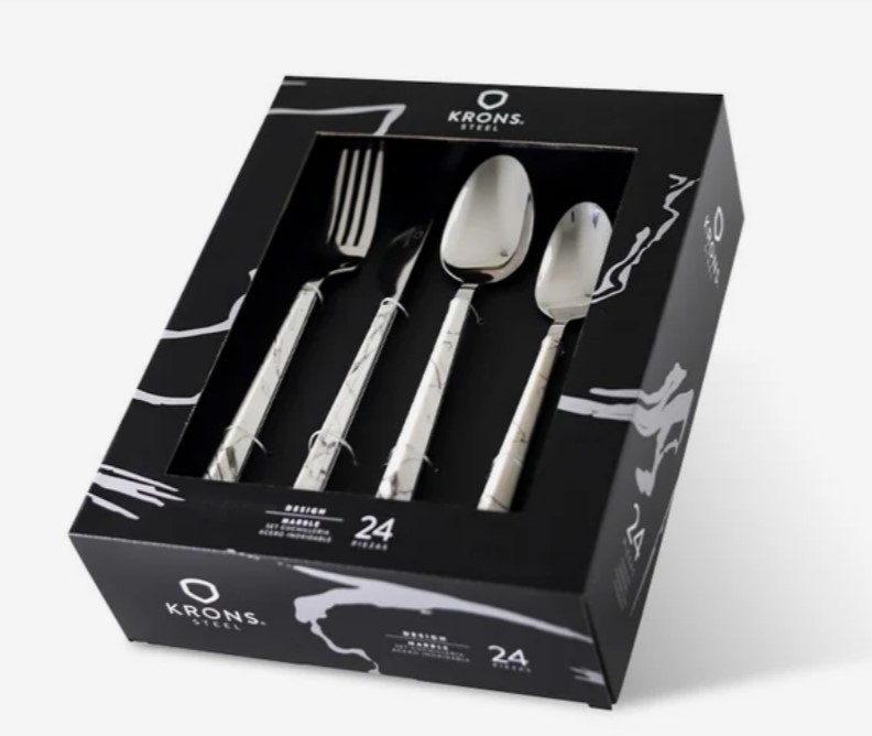 SET CUCHILLERÍA MARBLE 24 PIEZAS - 1