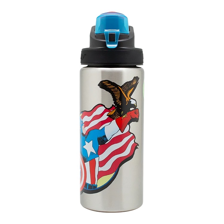 BOTELLA DISNEY MANGO NEW LICENCIAS CAPITAN AMERICA MULTICOLOR - 1