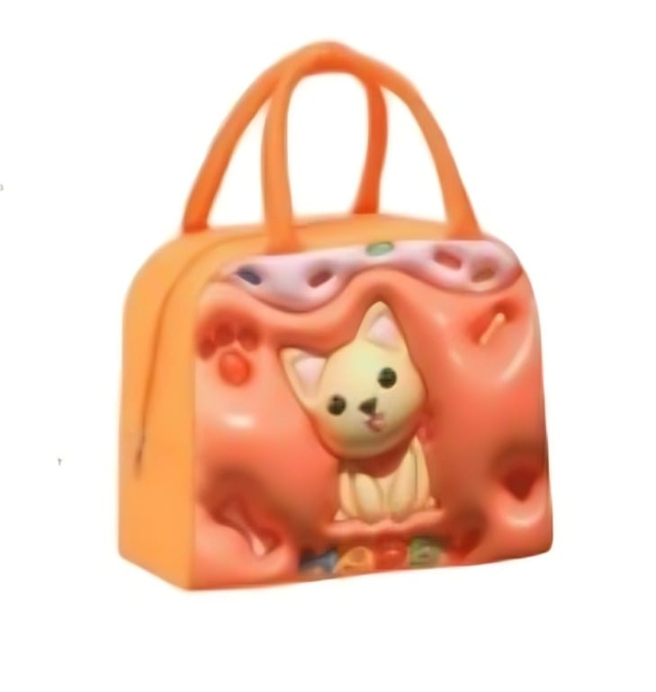 LONCHERA TERMICA DISEÑO 3D  ESCOLAR IFANTIL PERRO - 1
