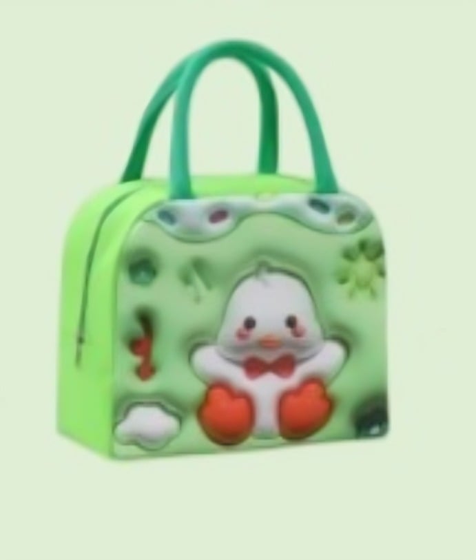 LONCHERA TERMICA DISEÑO 3D ESCOLAR IFANTIL PATO - 3