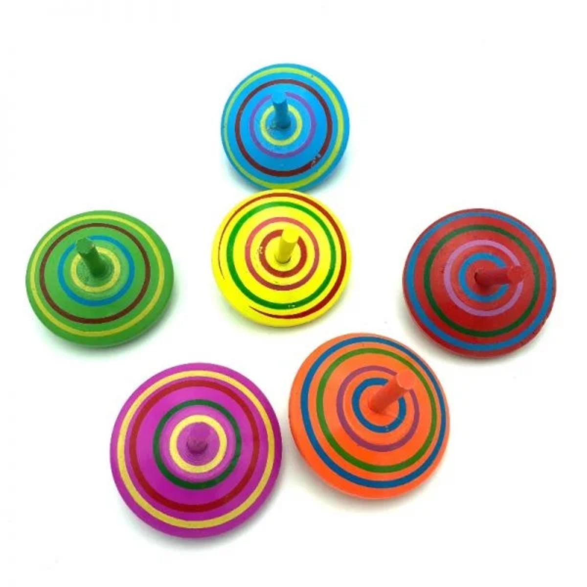 SET 2 JUGUETE PERINOLA MULTICOLOR - 1