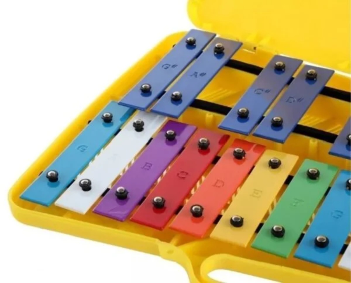 METALÓFONO MULTICOLOR 25 NOTAS CROMÁTICO INFANTIL - 1