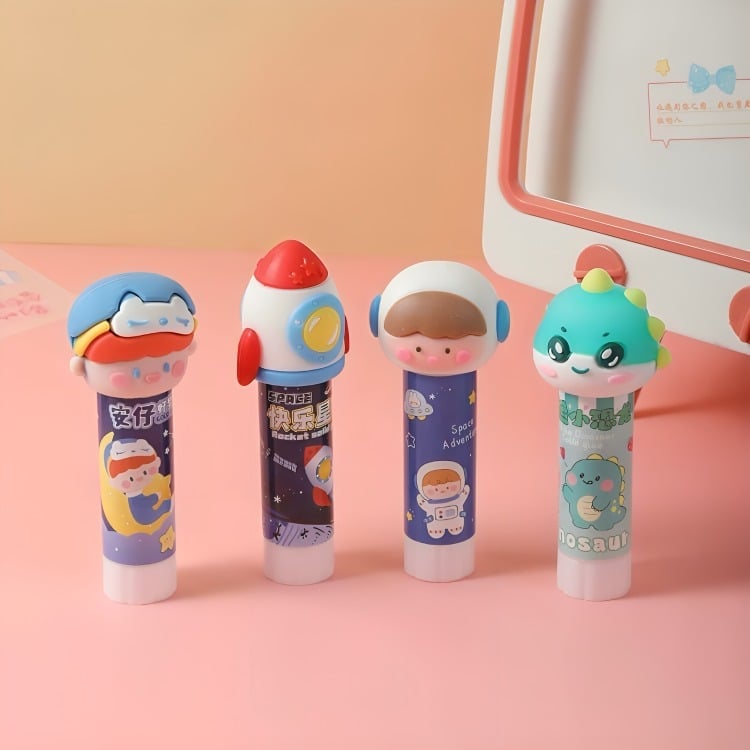 PEGAMENTO BARRA STICK DISEÑO KAWAII SURTIDO - 1