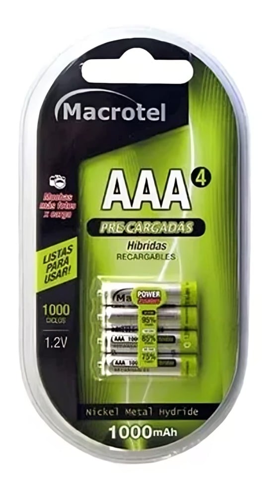 PILA RECARGABLE MACROTEL MW-1000 - 2