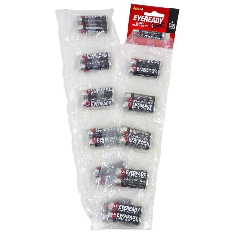 PILA DE CARBON EVEREADY AA X 24 - 2