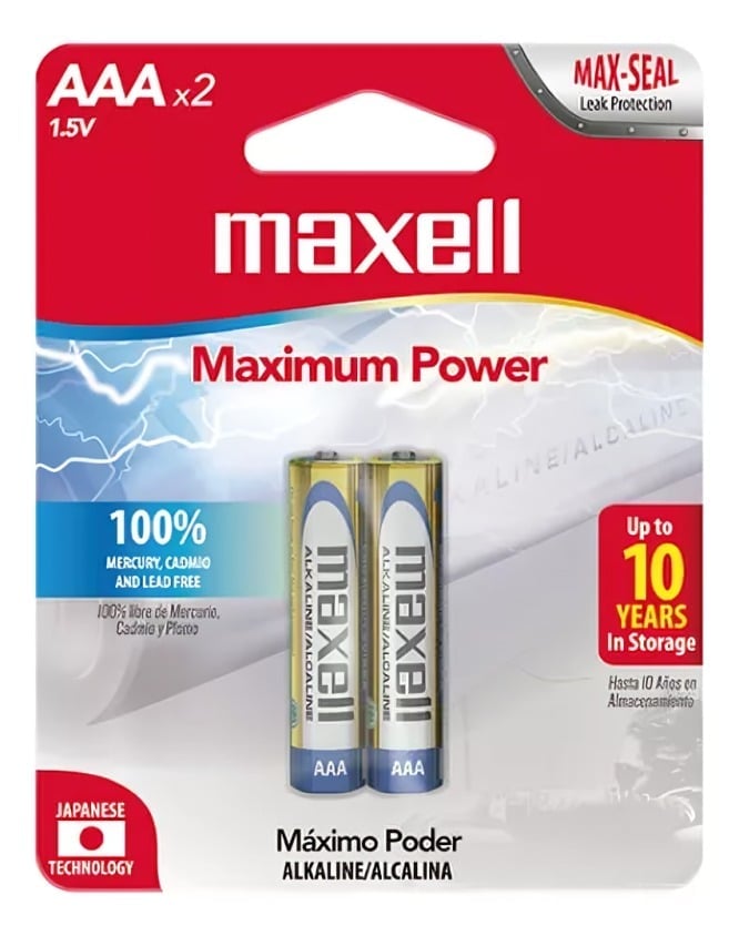 PILA ALCALINA MAXELL MAX ALCALINA AAA X 2 - 2