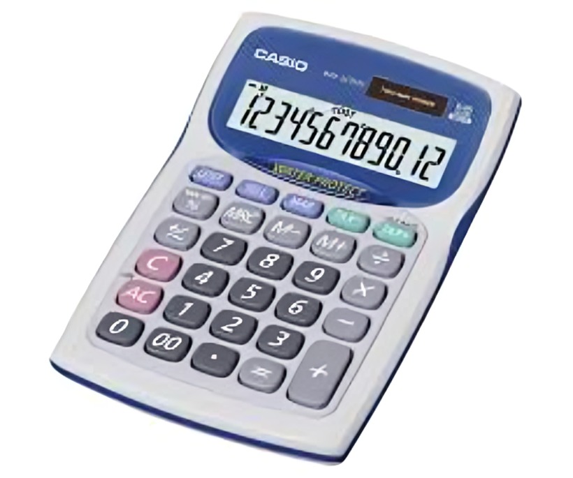 CALCULADORA CASIO TIPO MINI ESCRITORIO WM-220MS BLANCO - 2