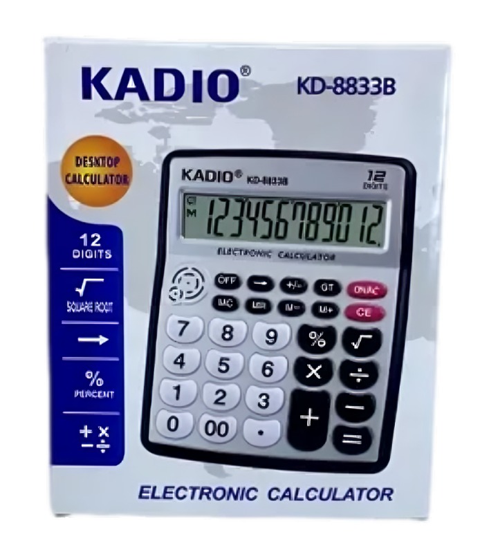 CALCULADORA 12 DÍGITOS KD-8833B - 2