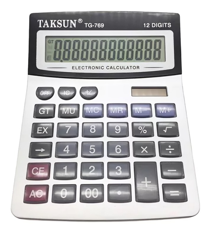 CALCULADORA 12 DÍGITOS TG-769 - 1