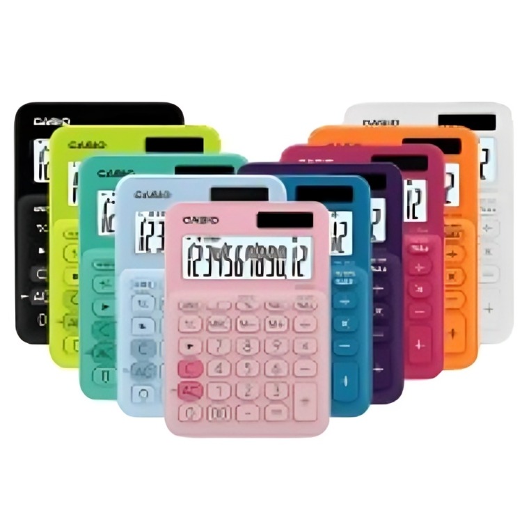 CALCULADORA CASIO TIPO MINI ESCRITORIO MS-7UC ROSA - 1