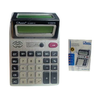 CALCULADORA ELECTRÓNICA DE ESCRITORIO KK-3088V-12 - 2