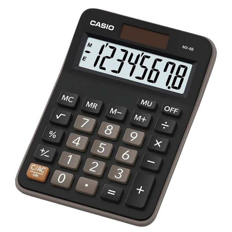 CALCULADORA CASIO TIPO MINI ESCRITORIO MX-8B - 2