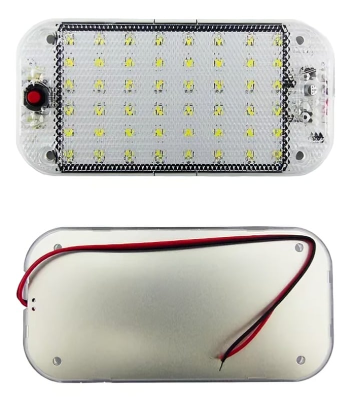 LUZ DE TECHO 48 LED CX05 12/24V LUZ BLANCA - 2