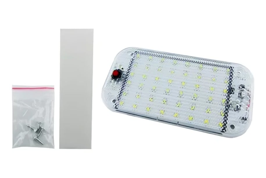 LUZ DE TECHO 48 LED CX05 12/24V LUZ BLANCA - 3