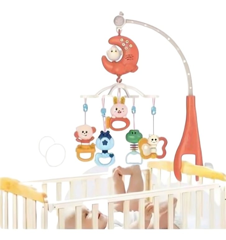 MOVIL  INFANTIL LUNA CON CONTROL REMOTO (668-168) - 1