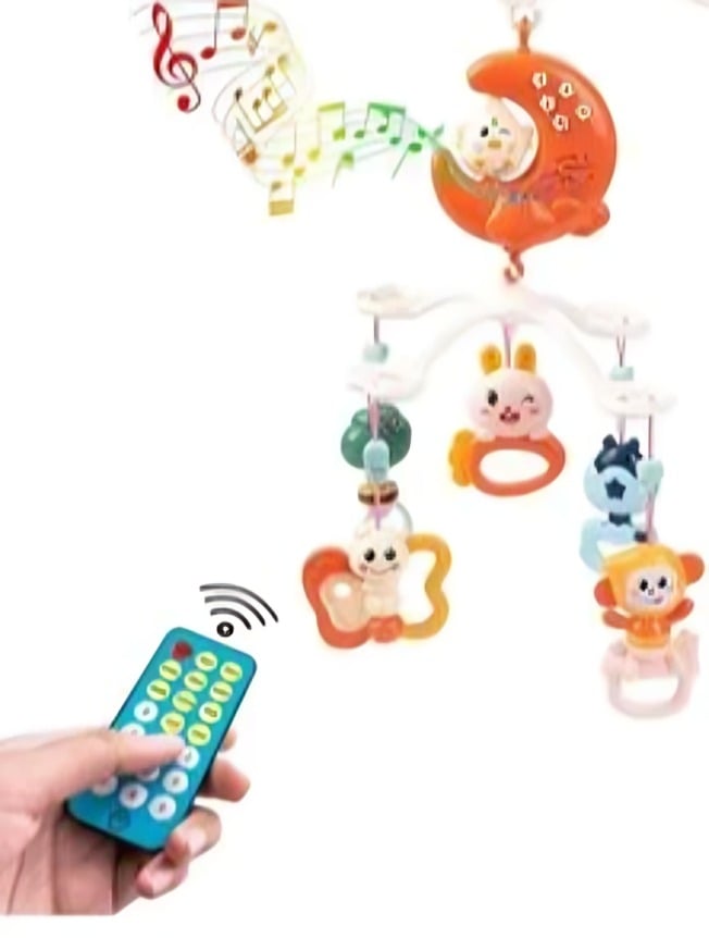 MOVIL  INFANTIL LUNA CON CONTROL REMOTO (668-168) - 2