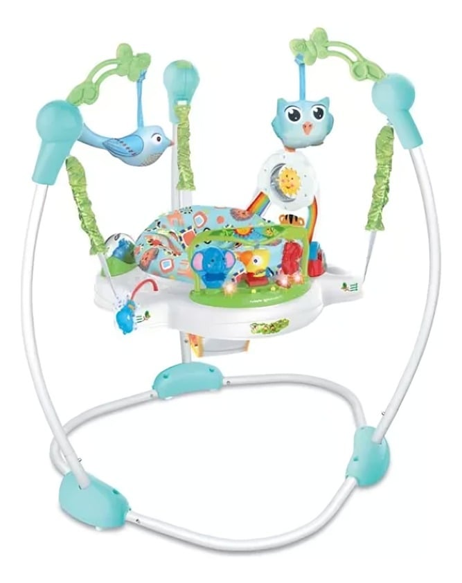 BABY JUMPER MUSICAL MULTIFUNCION CELESTE - 1