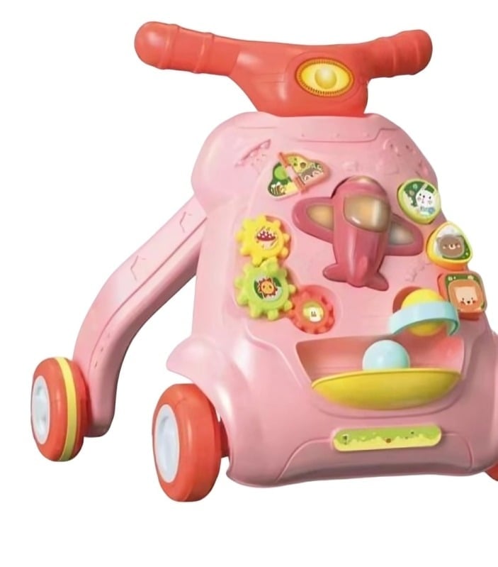 CAMINADOR BEBE AÉREO ROSADO - 1