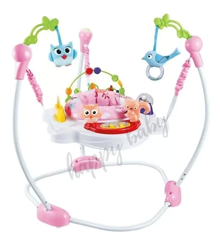BABY JUMPER MUSICAL MULTIFUNCION ROSADO - 1