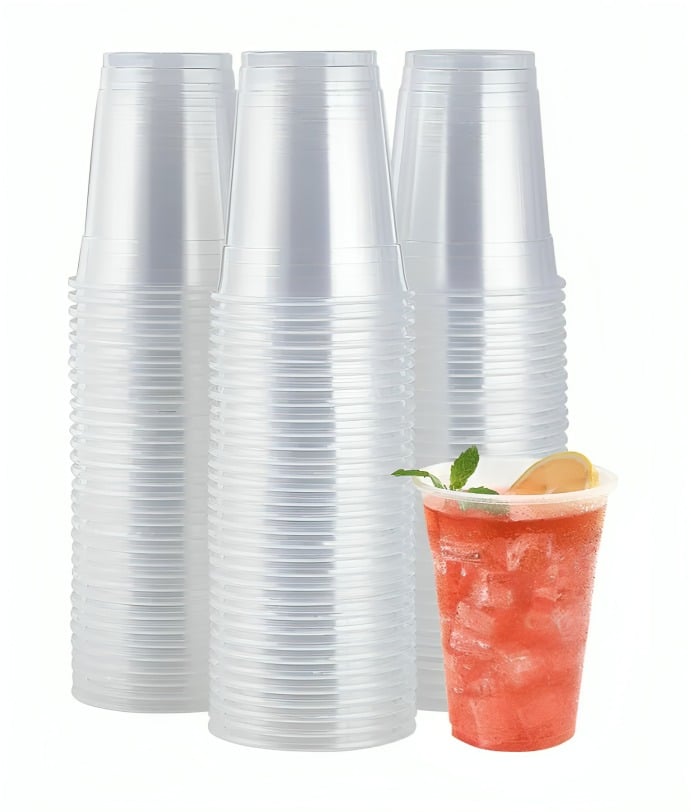 VASO PLÁSTICO TRANSPARENTE 500ML X 50 UNIDADES - 1