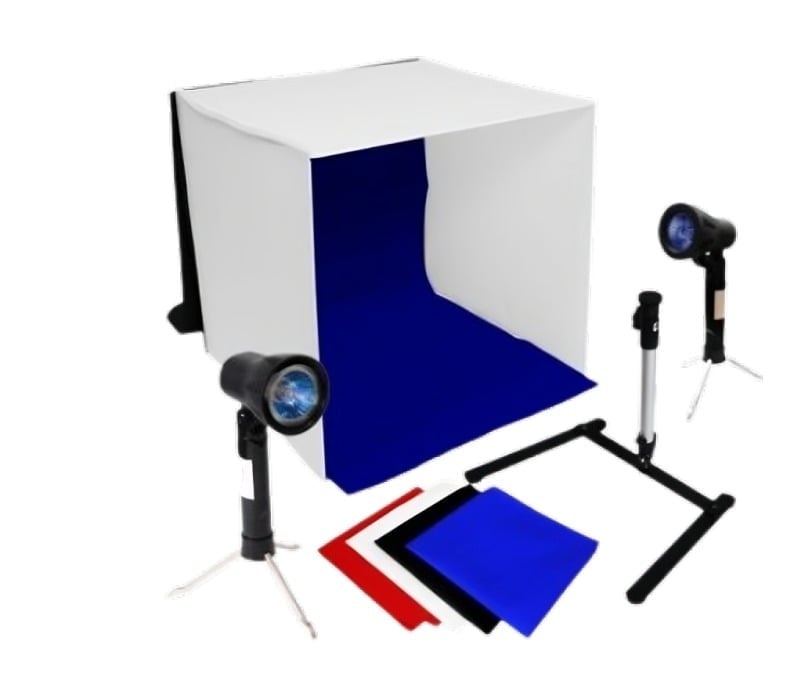 SET ESTUDIO FOTOGRÁFICO PROFESIONAL PORTÁTIL CON ACCESORIOS - 4