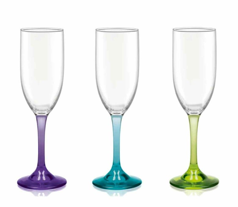 SET DE 6 COPAS DE CHAMPAGNE 176CC VERSALLES - 2