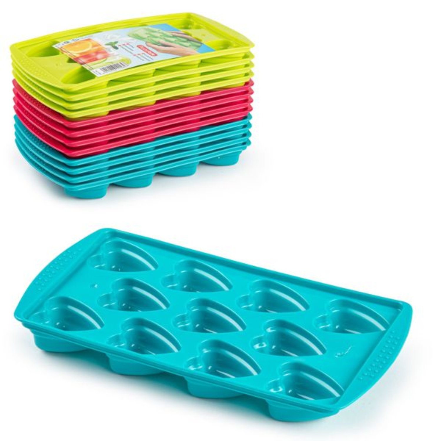 MOLDE PARA HIELO EN FORMA DE CORAZON - 1