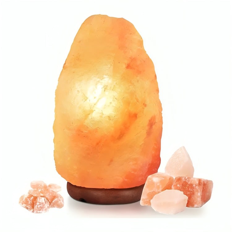 LAMPARA DE SAL DEL HIMALAYA PIEDRA DE 2 A 3 KG - 1