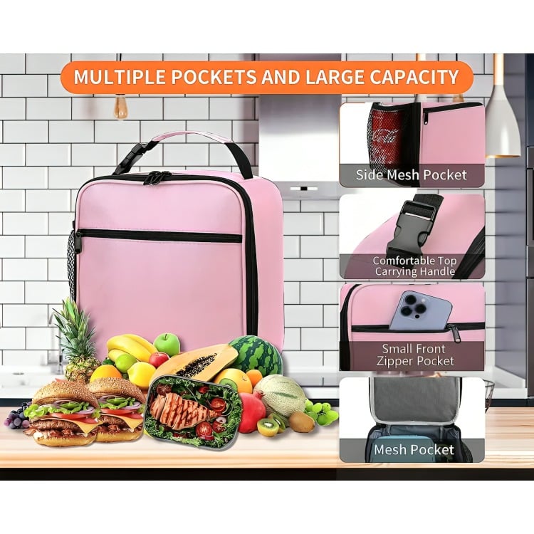LONCHERA TÉRMICA PORTÁTIL HOMBRE BOLSA DEL ALMUERZO - 3
