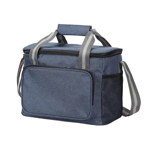 LONCHERA BOLSA TÉRMICA DE ALMUERZO PORTÁTIL AZUL - 2