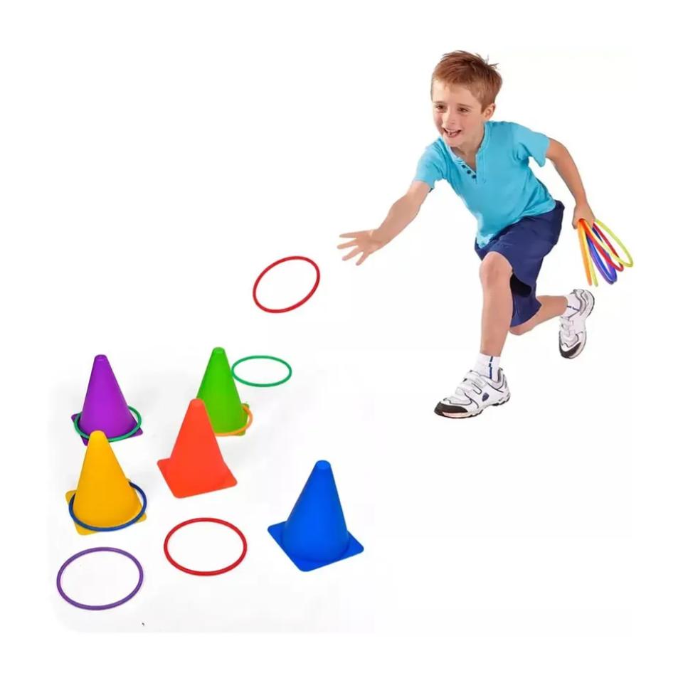 KIT DE ENTRENAMIENTO CON CONO Y AROS AGILIDAD CROSSFIT - 1
