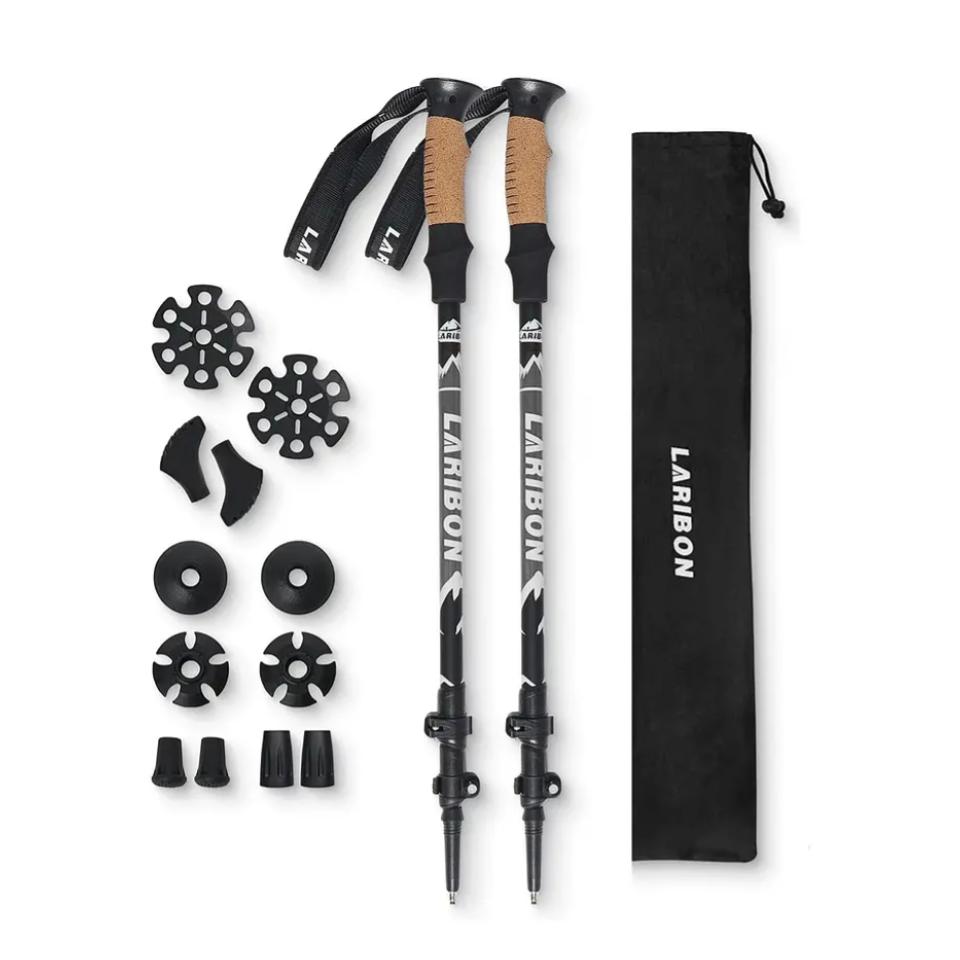 PACK 2 BASTONES TREKKING SENDERISMO PLEGABLE ALUMINIO 7075 - 2