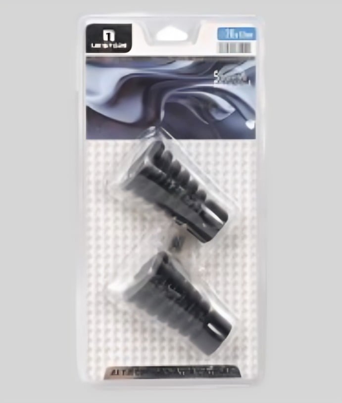 PACK 2 REMATE DE POSTE DE CORTINA 63X20MM - 2