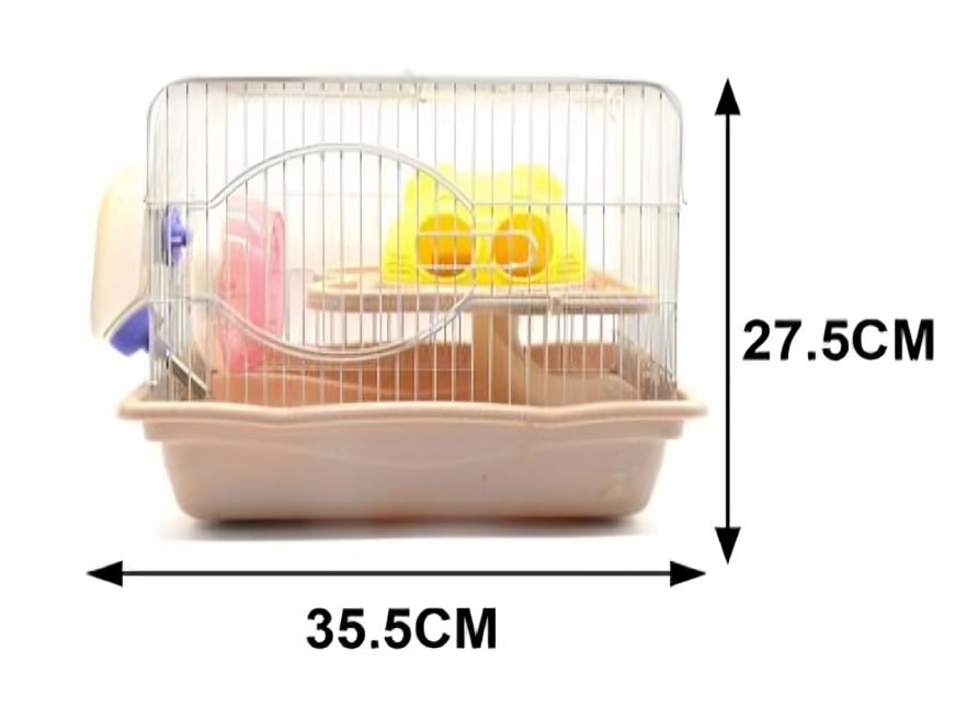 JAULA PARA RATAS 35.5X26.6X27.5 CM - 1