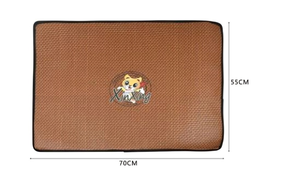 ALFOMBRA MARRÓN PARA MASCOTAS 70X55 CM - 2