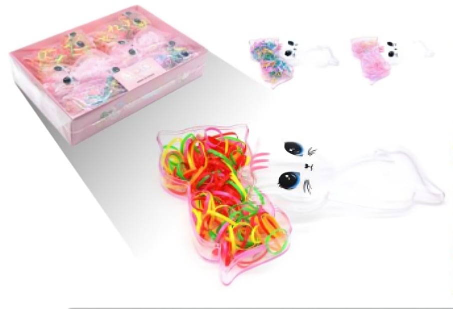 CAJA DE GATITO CON GOMITAS/LIGAS - 1