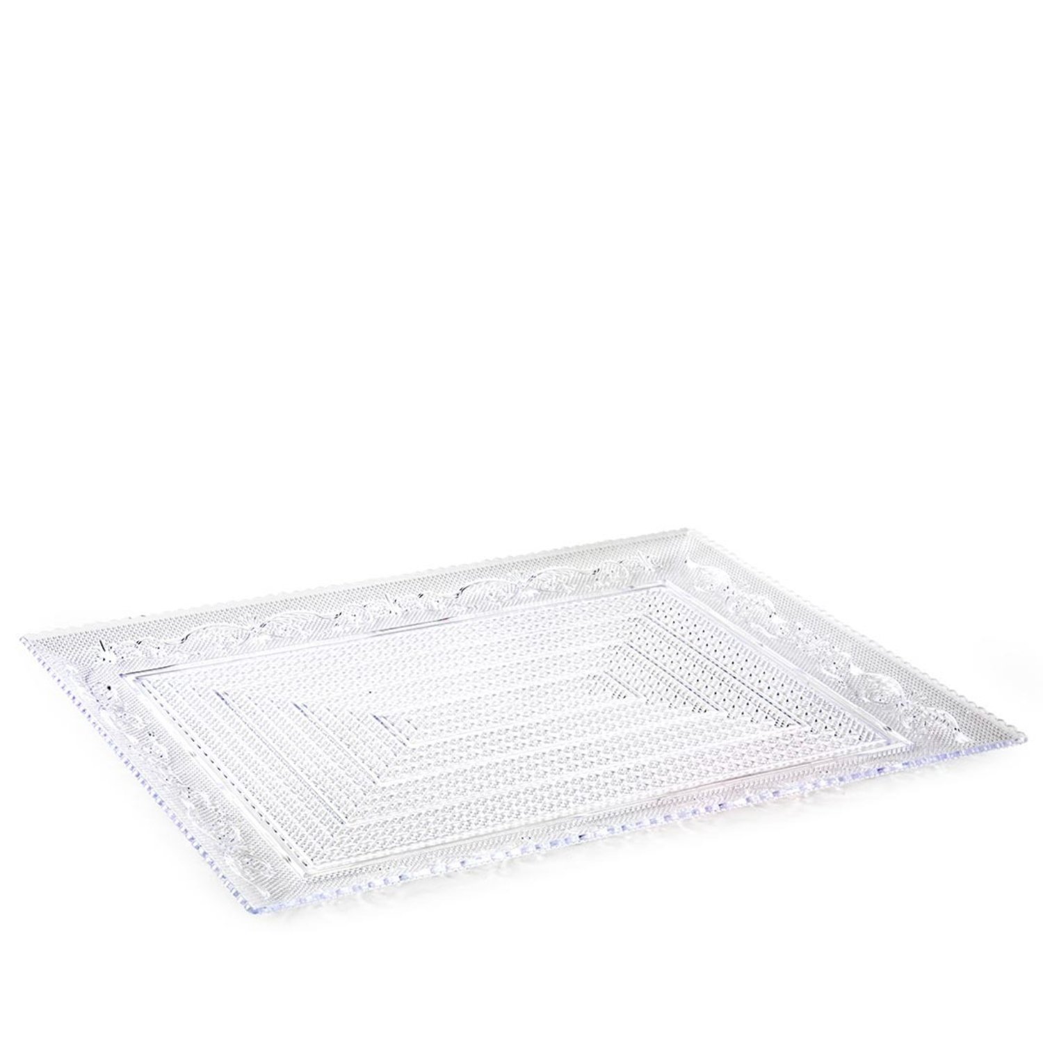 BANDEJA RECTANGULAR CRYSTAL 29X38 CM TRANSPARENTE - 1