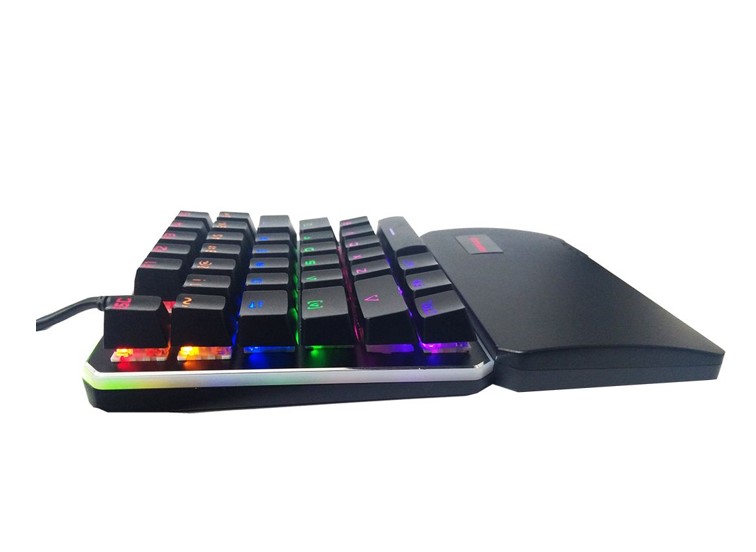 TECLADO GAMER RGB DE UNA MANO 35 TECLAS REPTILEX - 3
