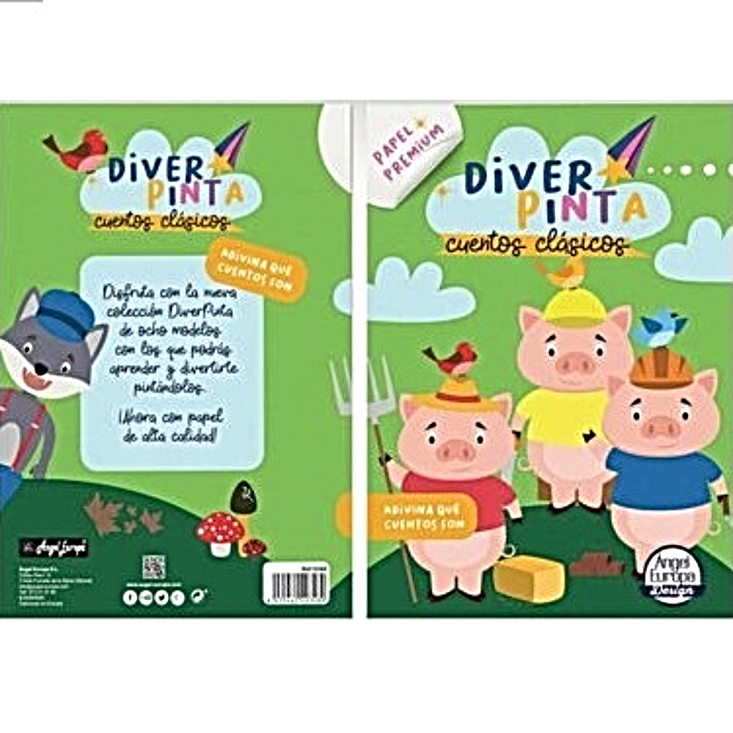LIBRO DIVER PINTA PARA COLOREAR - 1