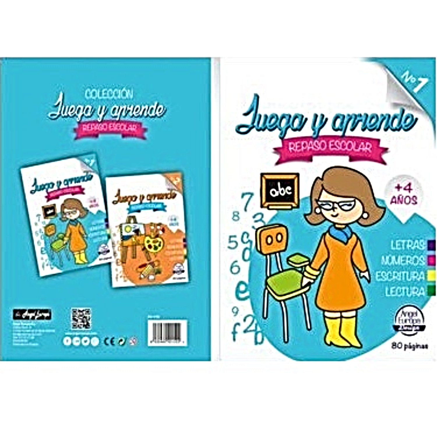 LIBRO DIDACTICO JUEGA Y APRENDE REPASO ESCOLAR NO. 1 - 1